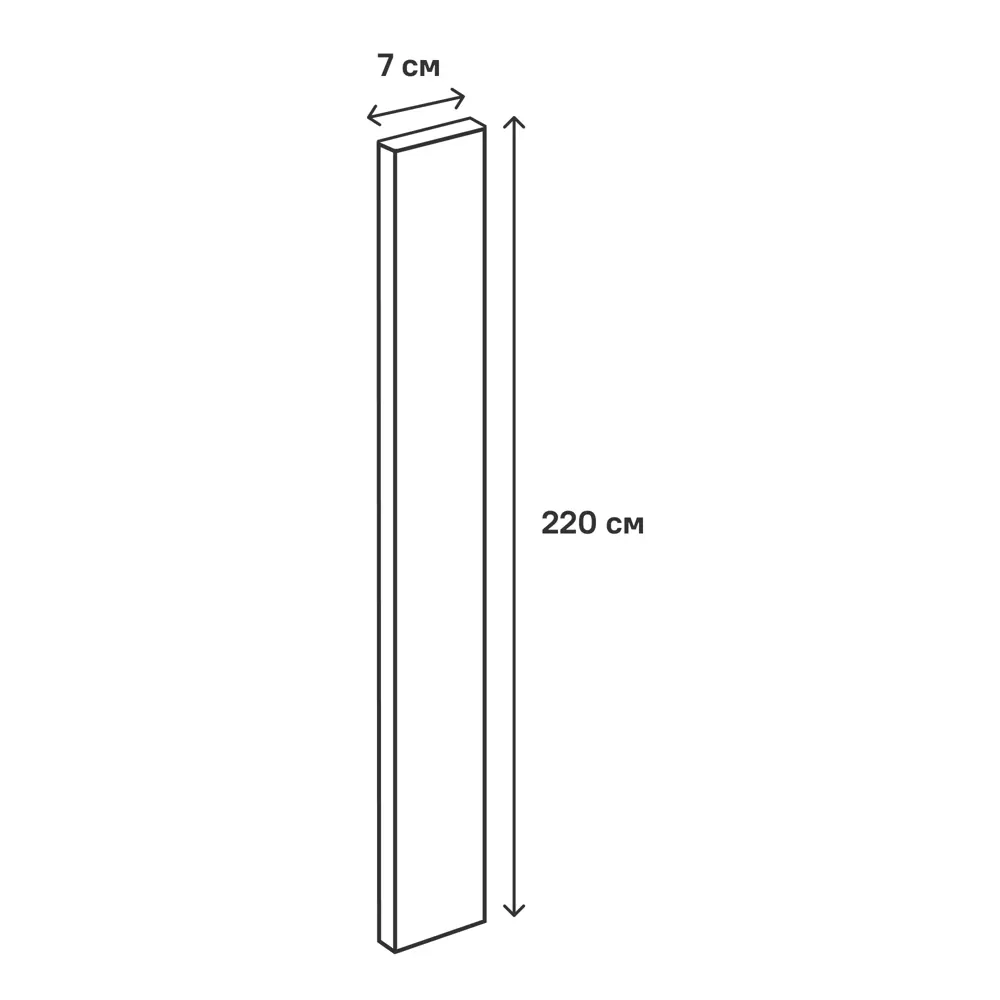 Кухонный карниз Томари 220x7 см KONSENSAМДФ цвет голубой 89423385 STLM-2181880 - Вид №6