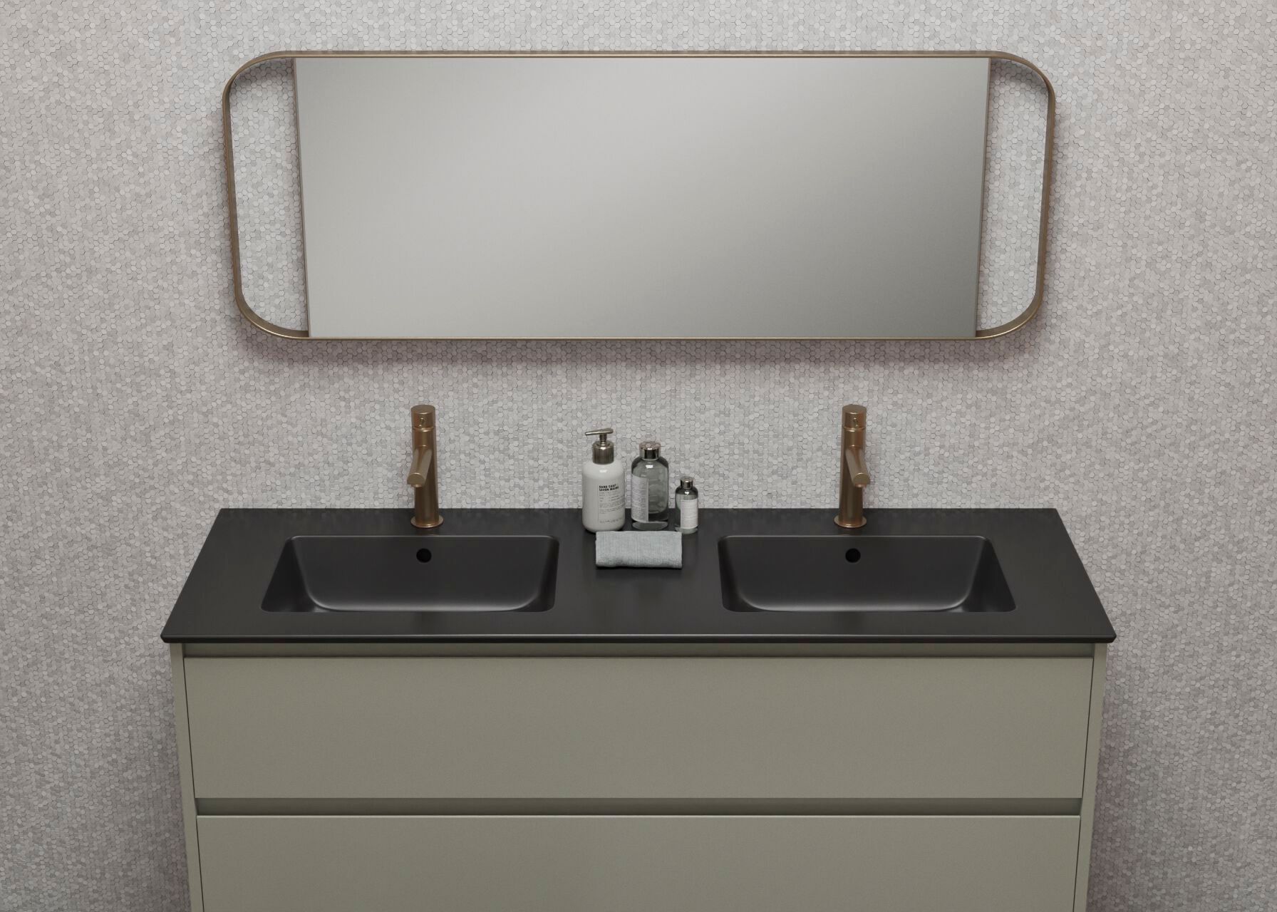 Керамическая раковина с двойным утопленным верхом GSI ceramica Pura ARCH-00026791 - Вид №4