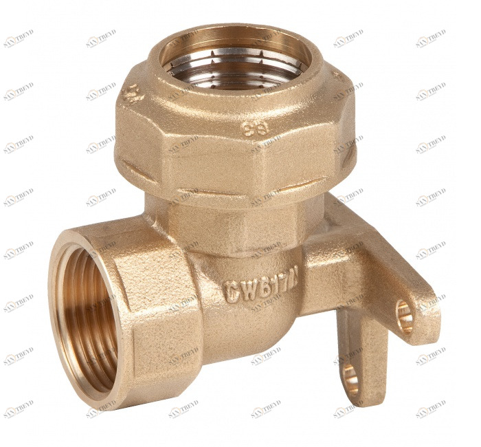 GENEBRE 0049 05 Угловой соединитель с внутренней резьбой «L» с настенным креплением 