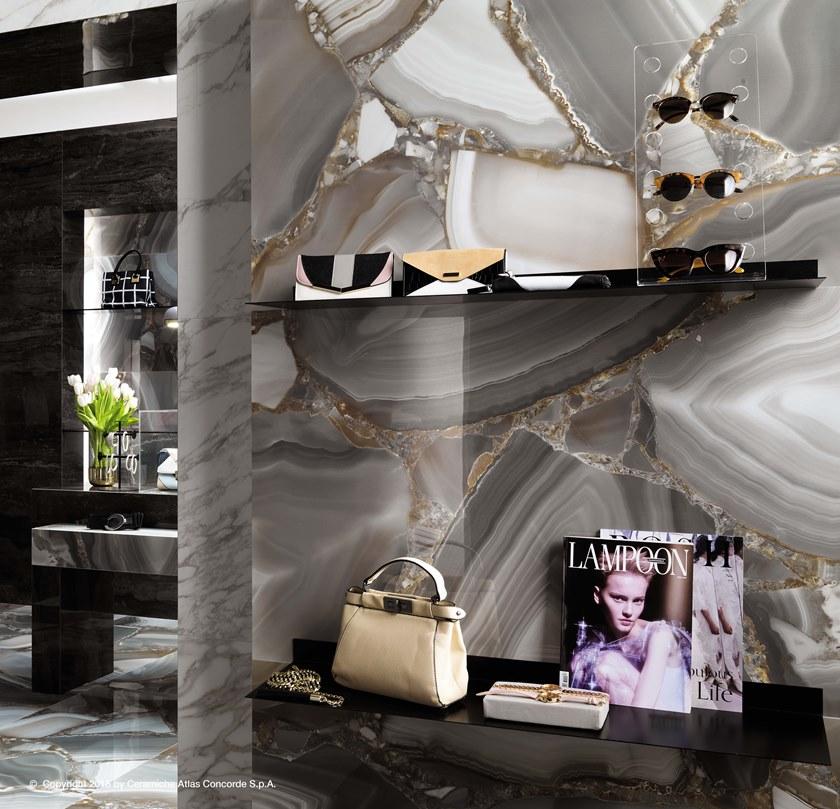 Atlas Concorde Белая плитка для стен с эффектом мрамора Marvel edge sun-id-1389286 - Вид №27