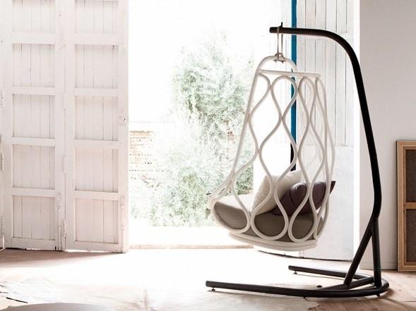 EXPORMIM Подвесное кресло-качалка из ротанга Nautica T061 - Вид №1