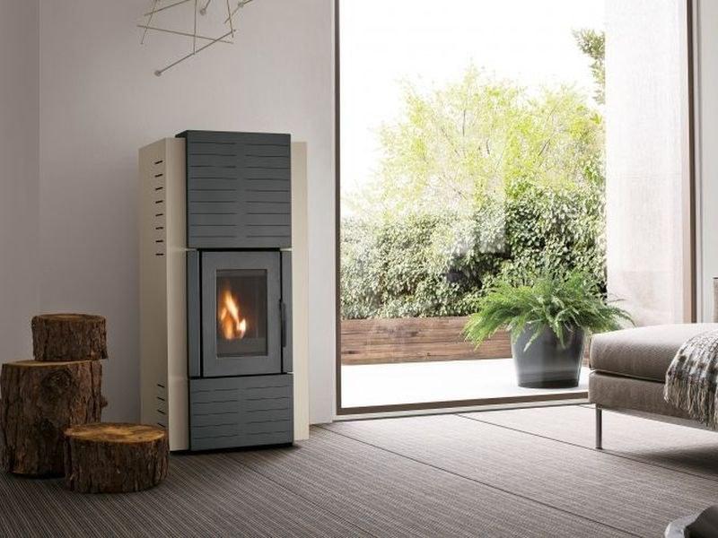 PALAZZETTI Пеллетная печь из стали класса а ++ sun-id-1360065 - Вид №2