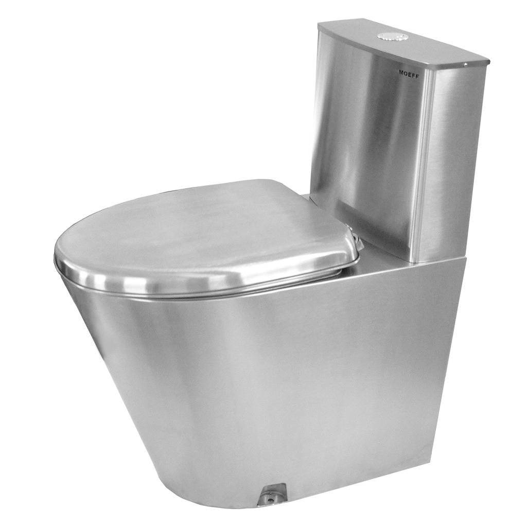 MF-222 Унитаз напольный с водяным баком Public Steel 