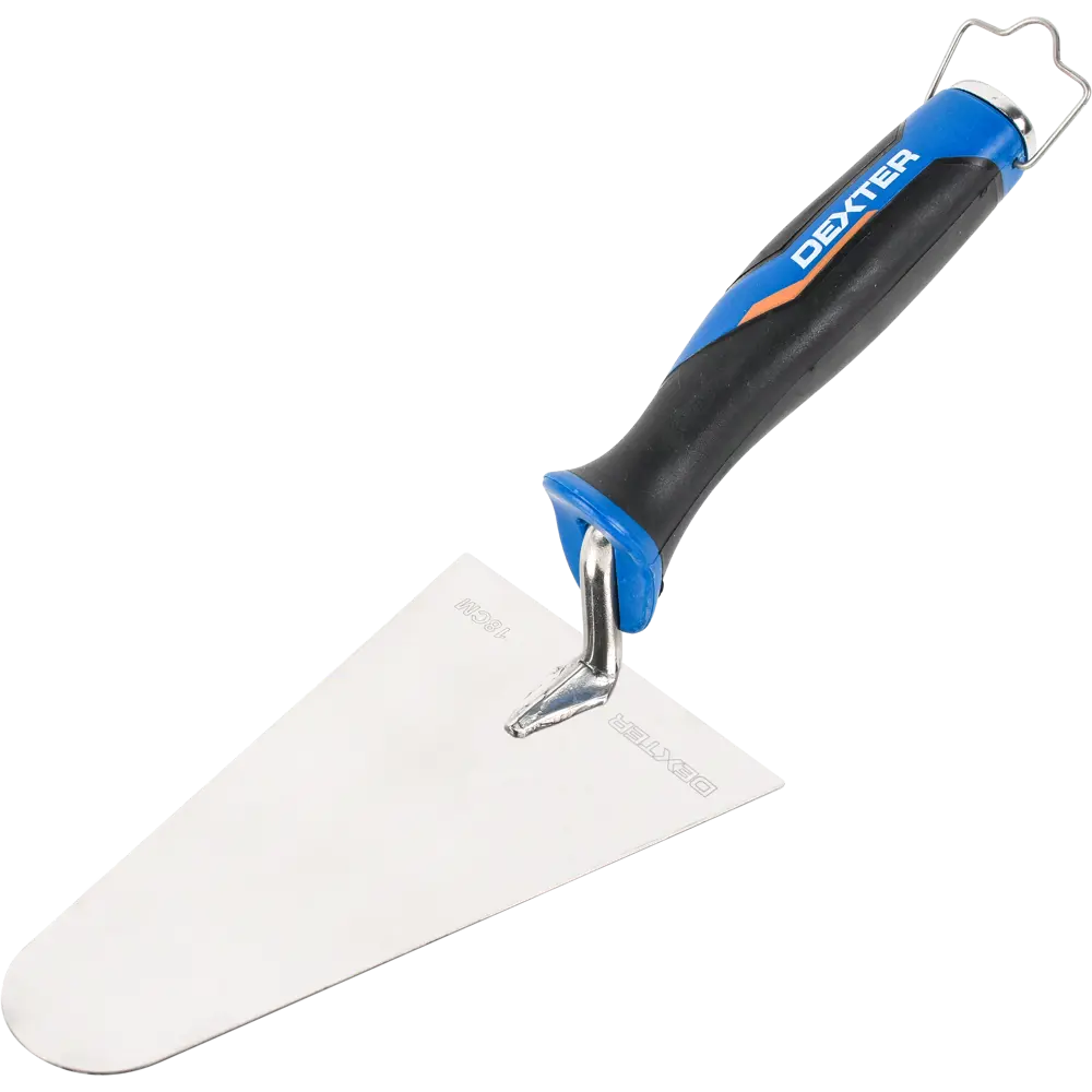 Кельма полукруглая Dexter для кладочных работ с эргономичной рукояткой 82338285 STLM-0024874