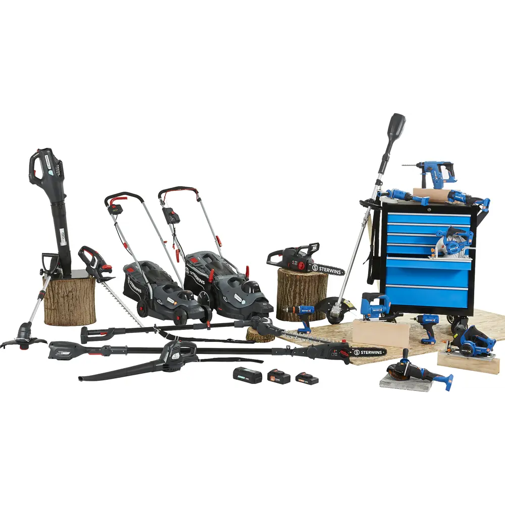 Аккумуляторная воздуходувка STERWINS для уборки сада и двора 82152422 STLM-0020532 - Вид №4