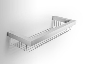 Хромированная латунная настенная корзина