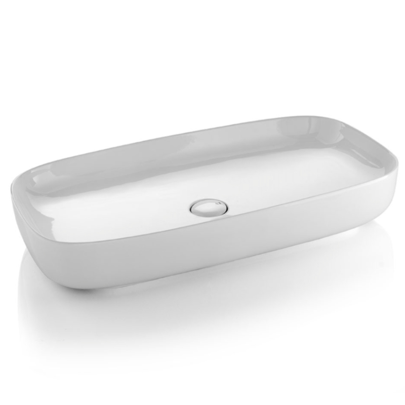 L680T0R0V0.100 Накладная раковина прямоугольная A. e T. Italia VESS Белый глянцевый AeT ITALIA