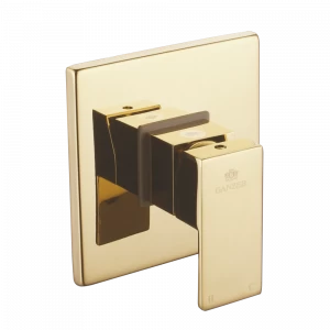 GZ 5103E Смеситель встраиваемый квадратный Ganzer Золото