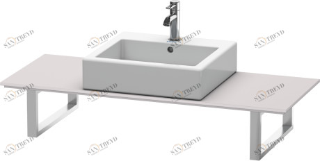 XL028C08787 X-Large Консоль для накладных раковин и встраиваемых умывальников Белая сирень шелковисто-матовый Duravit