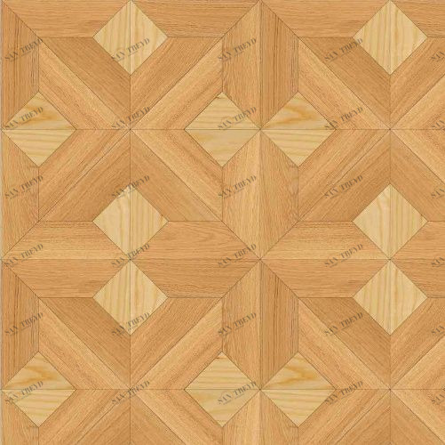 Художественный паркет Da Vinci Щитовой 26-448 Дуб (Гладкая) 500х500 мм 26010448