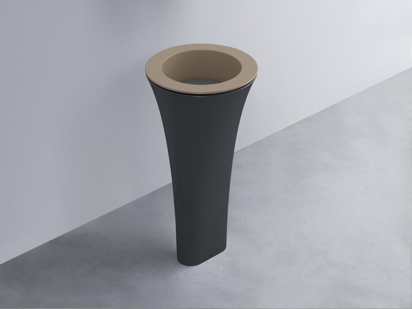 AMLA45-AN+AMPILT-CM+AMCOLT-BA Раковина Amedeo Tondo отдельностоящая cielo Enjoy + Amedeo Ceramica Cielo