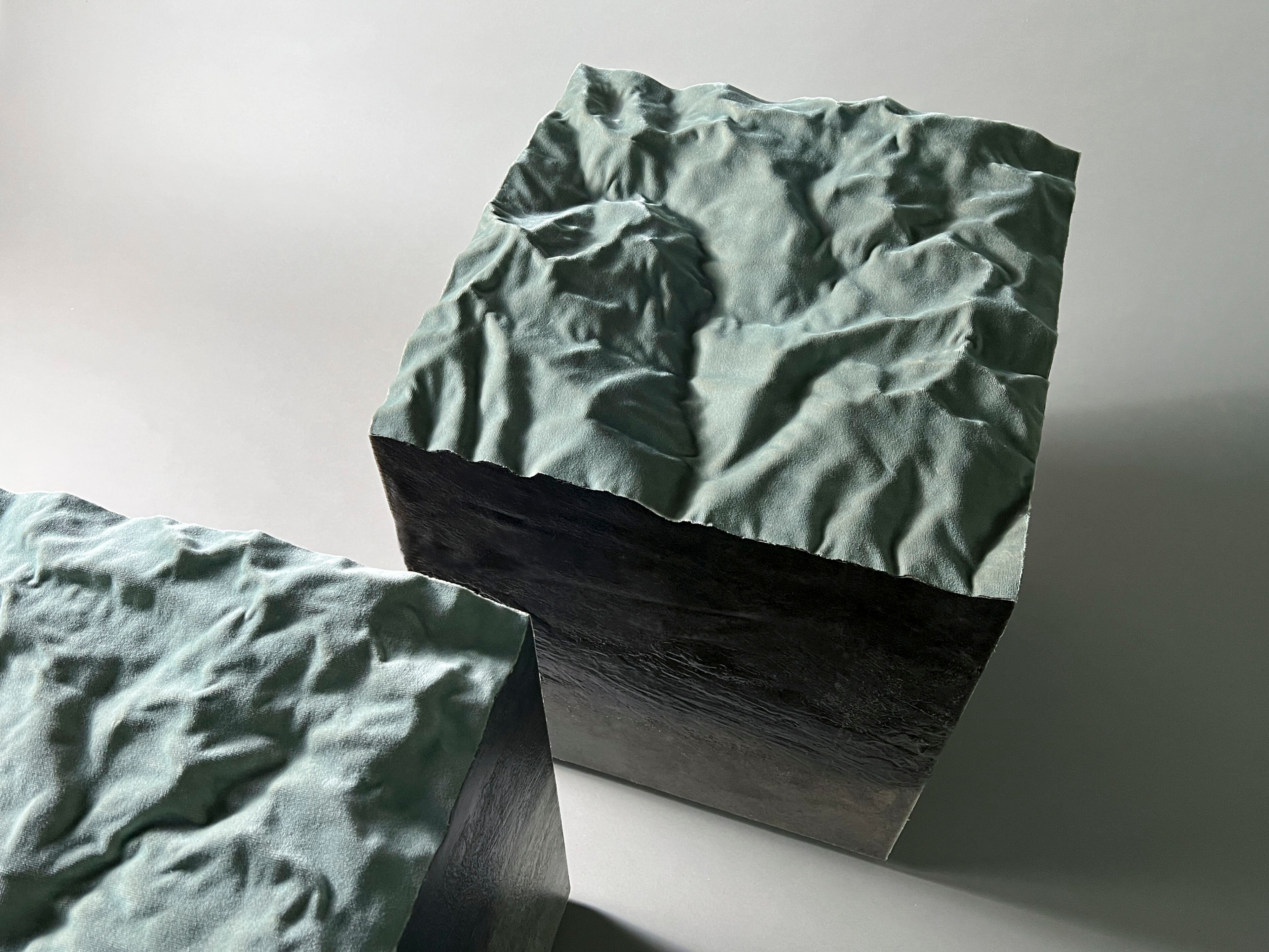 Табурет с бархатной подкладкой alcarol Geomorphic 2023 ARCH-00093189 - Вид №6