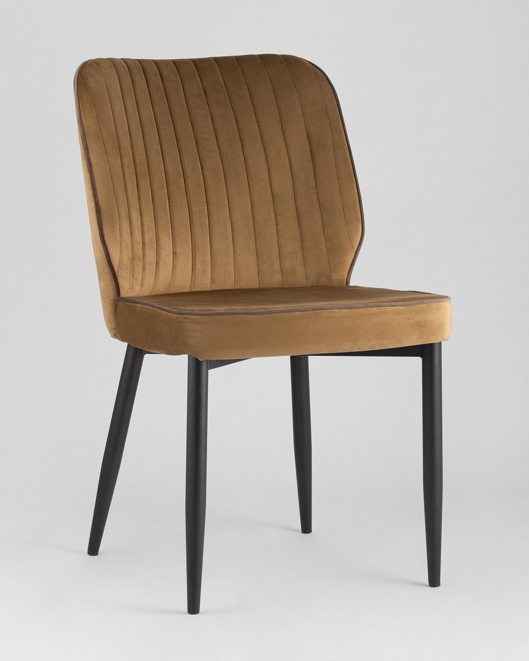 Стул со спинкой карамельный "Лоренс" STOOL GROUP ДИЗАЙНЕРСКИЕ, ИНТЕРЬЕРНЫЕ 00-3946150 Коричневый  - Вид №1