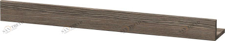 DS791105151 Полка DuraStyle #DS7911 600 - 1800 x 130 мм Сосна коричневая, декор Duravit