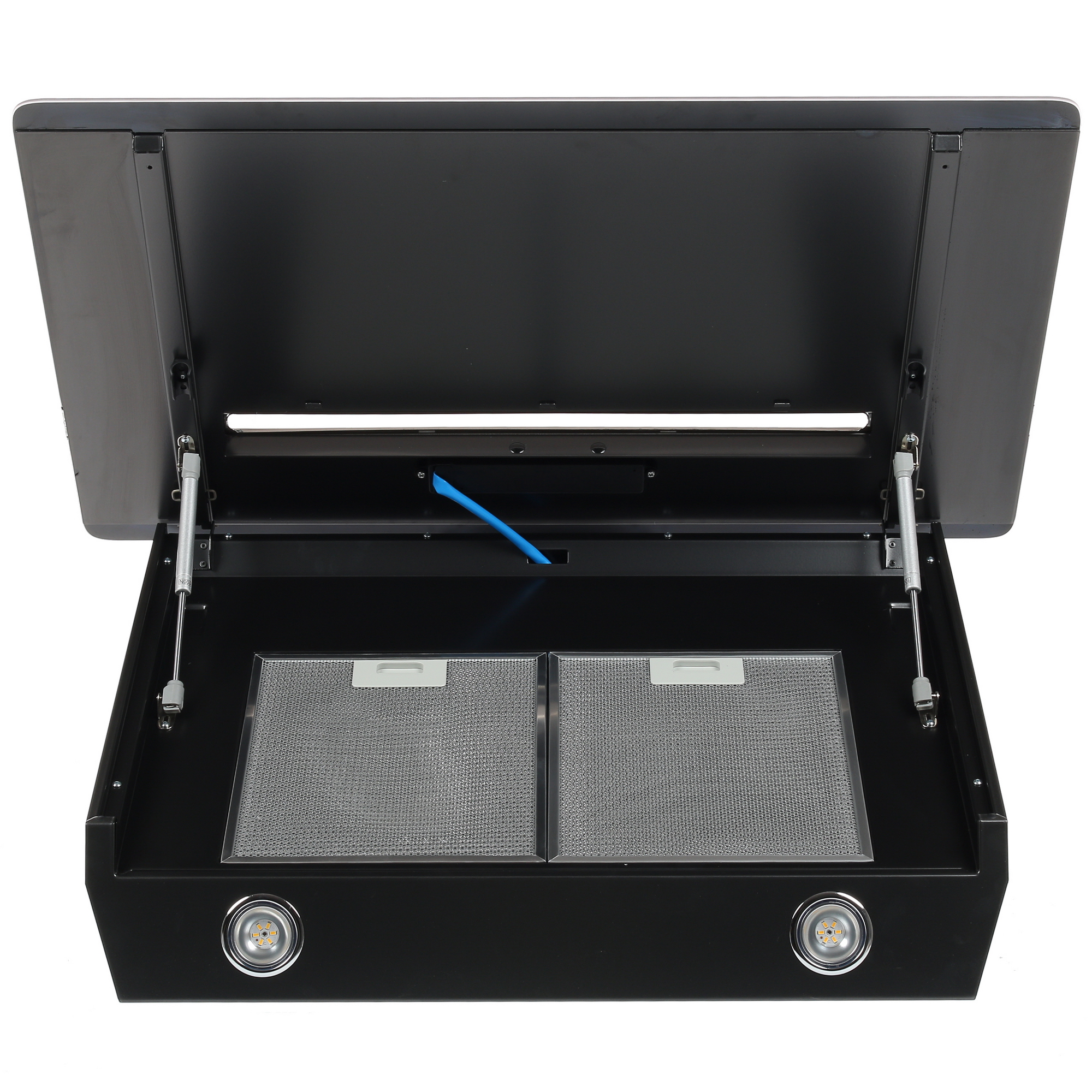 1106557 Вытяжка наклонная Jetair VIKI BL/A/90 черный/серый STDN-0079048 - Вид №7