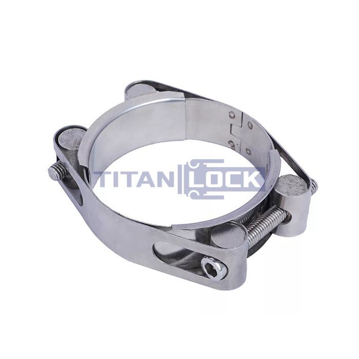 2-болтовый силовой хомут (45-55 мм), нержав. сталь, TL45-55DRCSS TITAN LOCK 