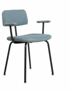 Jess Мягкое кожаное кресло с подлокотниками Zipp