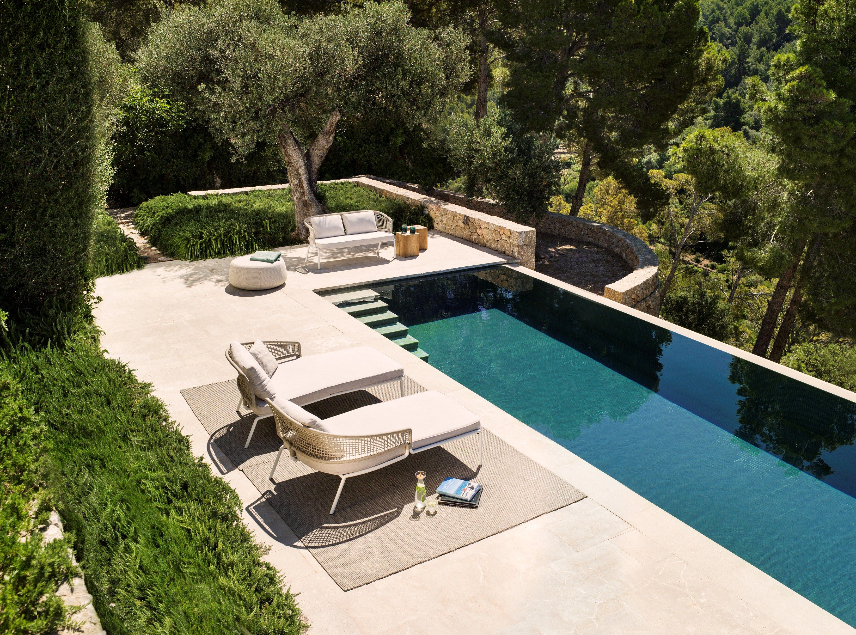 Мягкая Садовая спальная кровать TRIBÙ CTR ARCH-00009948 - Вид №2