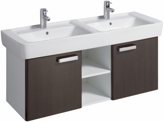 122130000 Подвесная раковина настенная прямоугольная Keramag  белая  - Вид №2