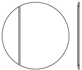 Laskasas Круглое настенное зеркало для прихожей  Lk6215  - Вид №6