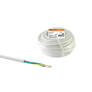 93731153 Провод TDM Electric ПВС 3x1 TDM Electric 20 м ГОСТ цвет белый STLM-1112029