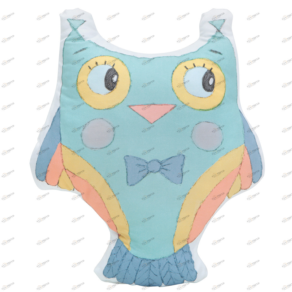 Подушка-игрушка "Бирюзовая сова" VAMVIGVAM  281976 Голубой Santreyd 