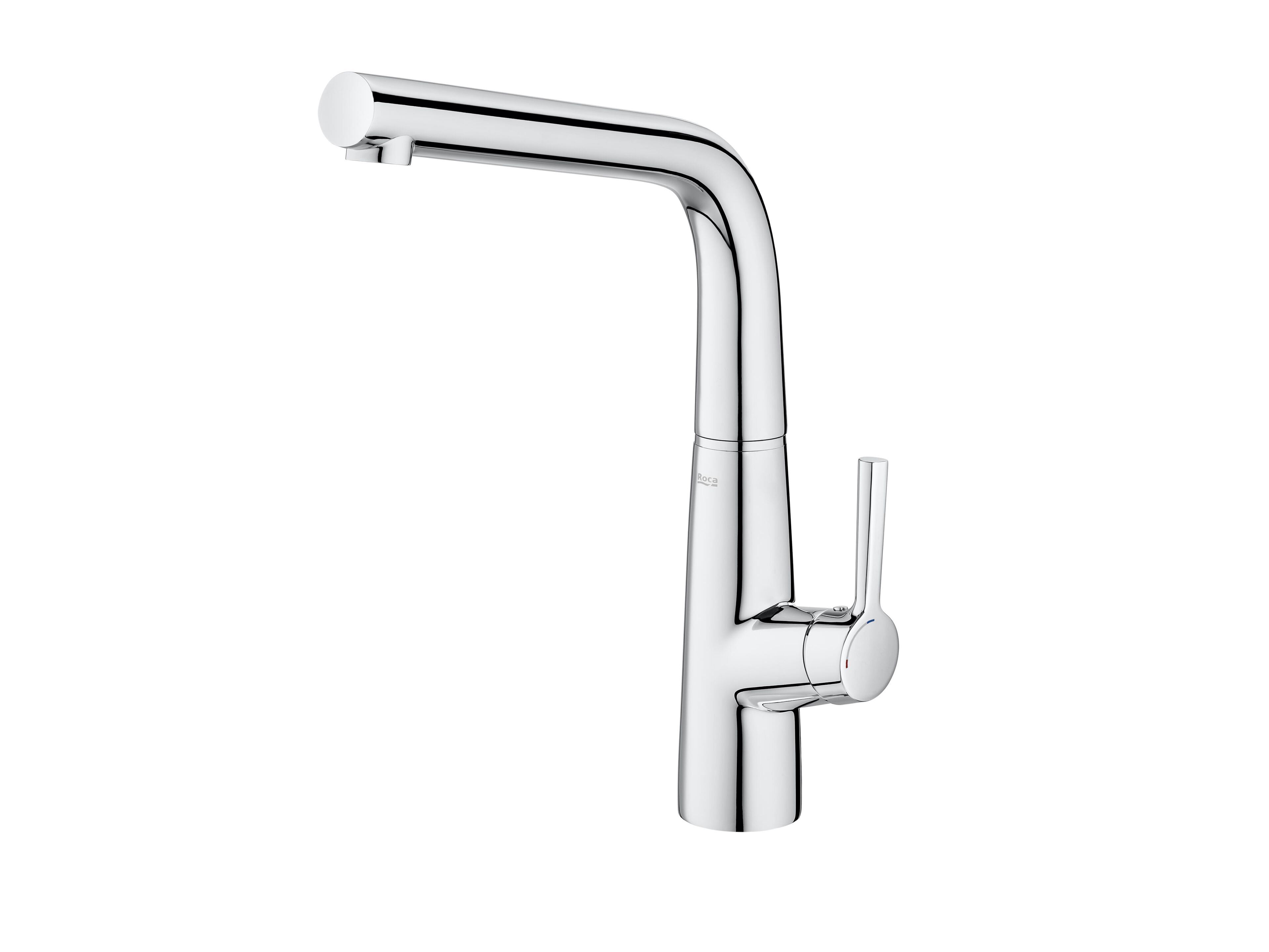 Смеситель для кухни из хромированной латуни с поворотным изливом Roca SYRA 5A832AC00 ARCH-00032437 - Вид №1