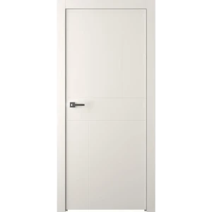 Дверь межкомнатная Лацио 2 глухая эмаль цвет жемчужный 80x200 см