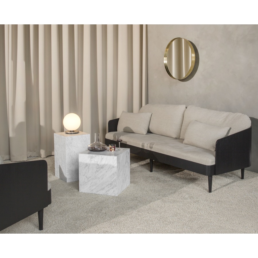 9850539 MENU Журнальный столик Septembre Серый камень / окрашенный в черный цвет твердый ясень  - Вид №4