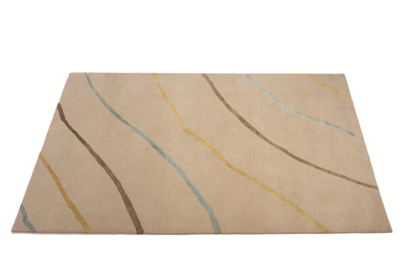 Прямоугольный ковер ручной работы Deirdre Dyson SILK DIAGONALS ARCH-00121393