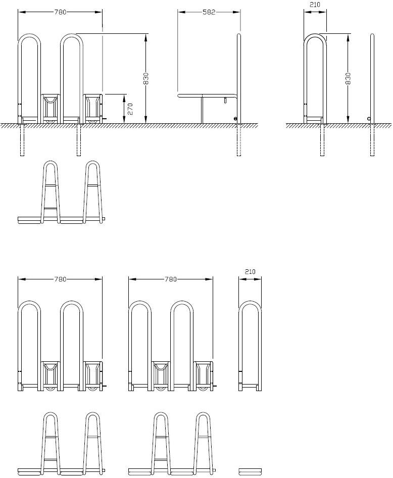 Euroform W Крепление для велосипедов из металла sun-id-1410740 - Вид №7