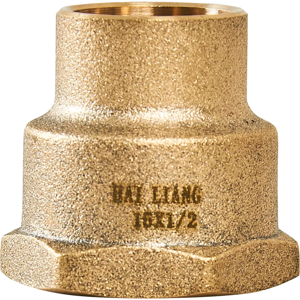 Муфта переходная Hailiang ø1/2"x15 мм внутренняя резьба медь 88673411 STLM-2100712  - Вид №1