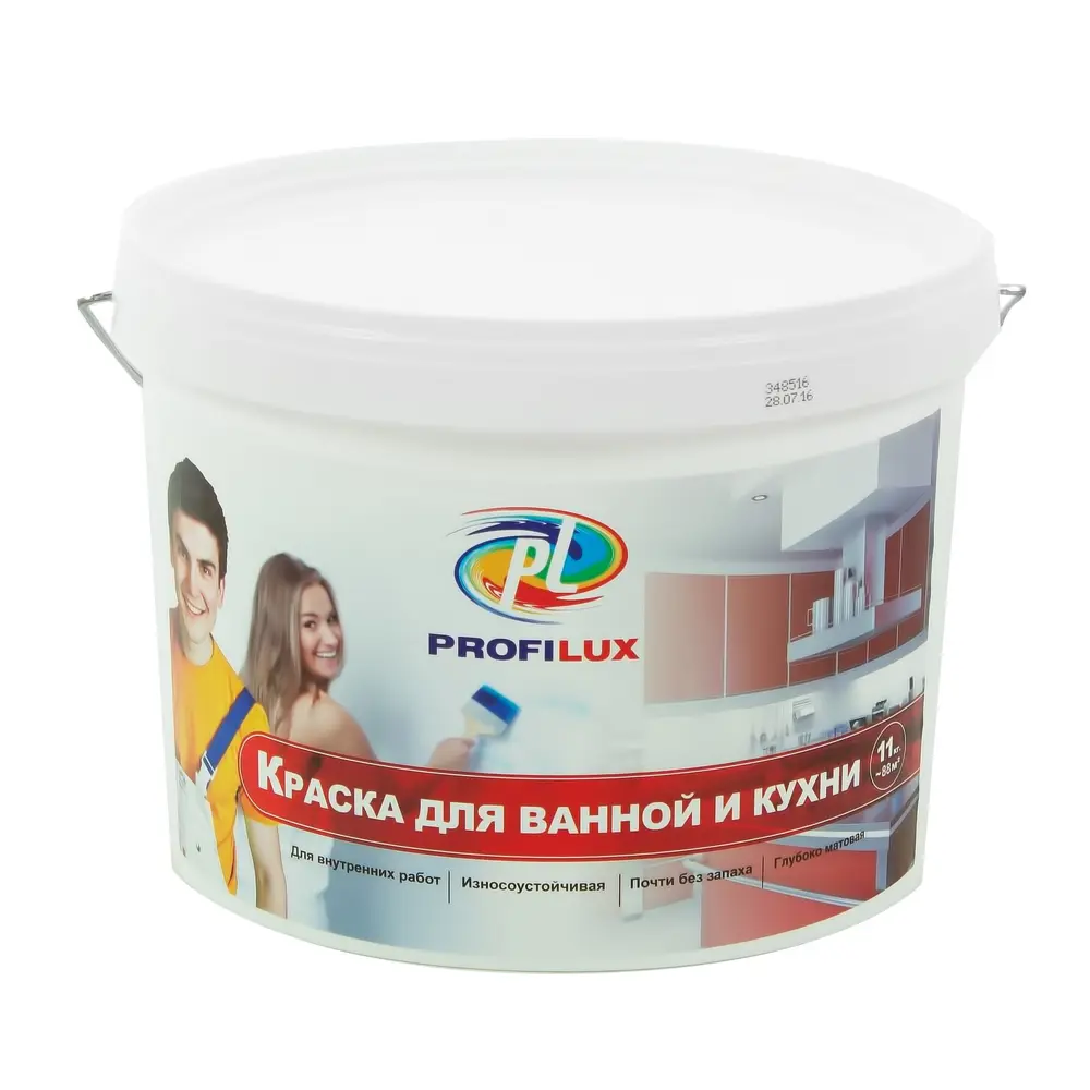 Краска Profilux цвет белый 11 кг STLM-2159097