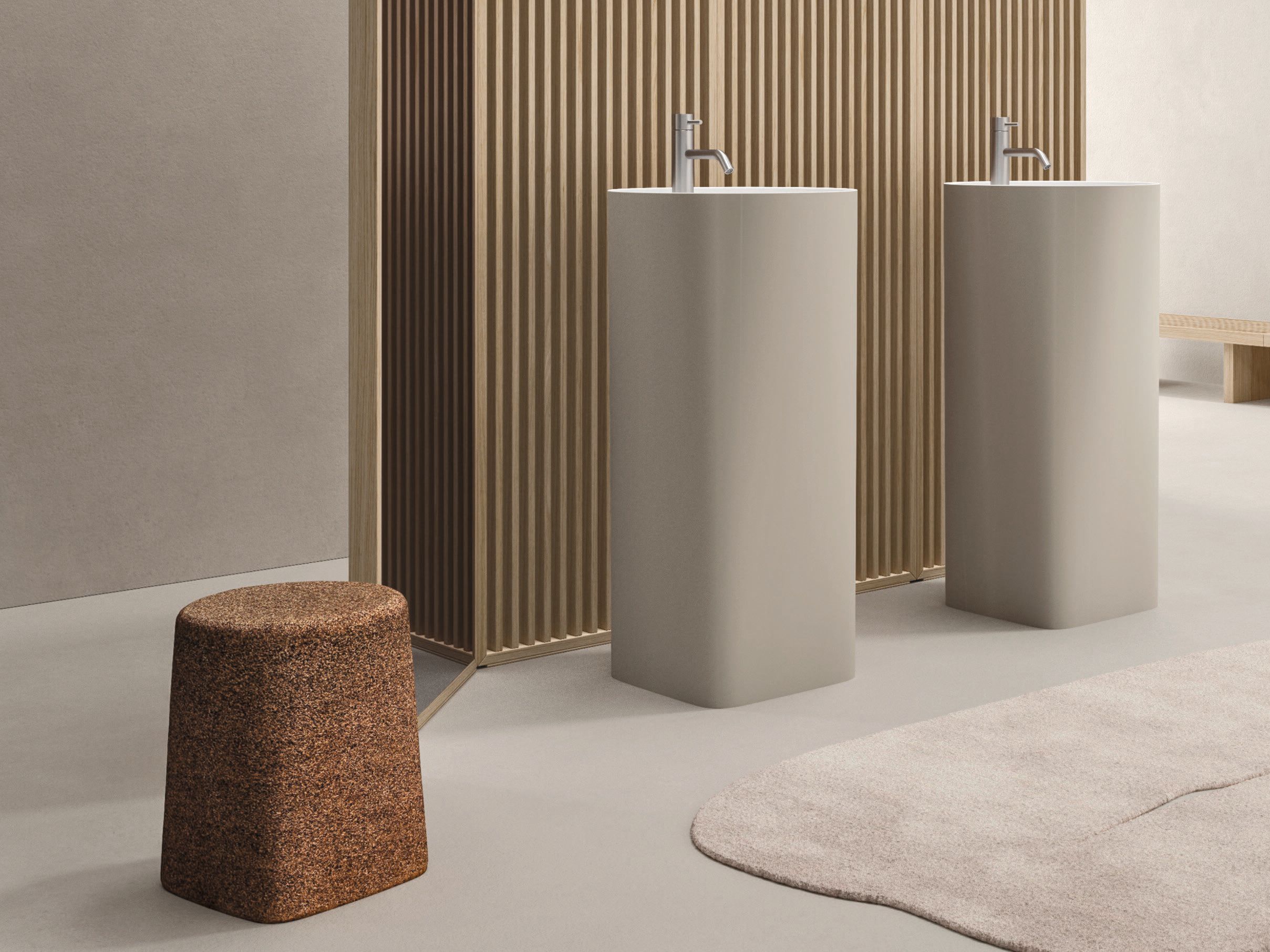 Мебель для ванной комнаты из дуба и хрусталя Noorth Azuma ARCH-00015286 - Вид №2