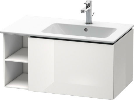LC619208080 L-Cube Тумбочка подвесная Graphit Super Matt Duravit - Вид №2