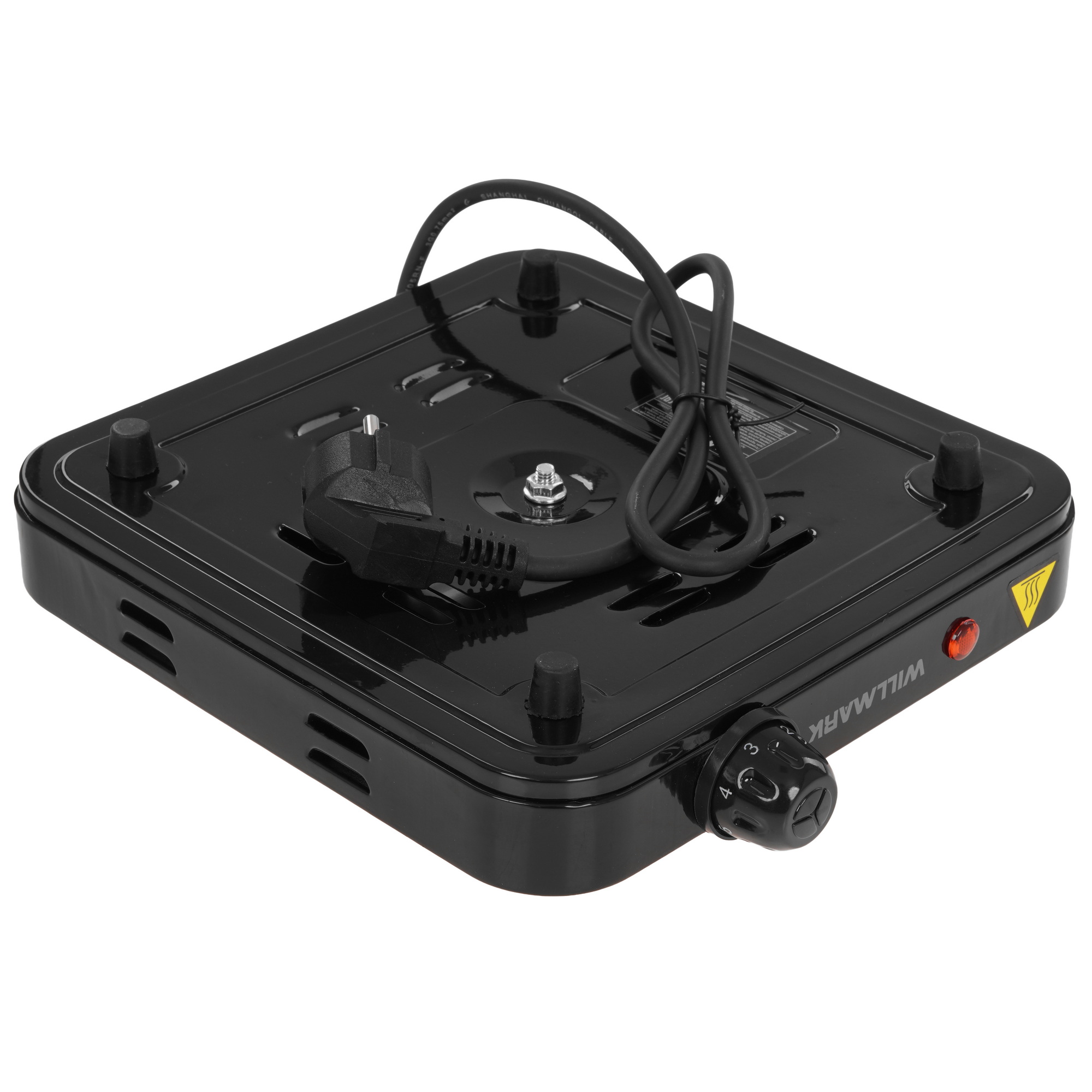 8196294 Плита компактная электрическая Willmark HS-115 черный STDN-0124203 - Вид №4