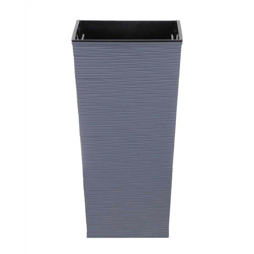 Кашпо Милен 47x24x24 см 20 л пластик графит 89439696 Santreyd STLM-1583970