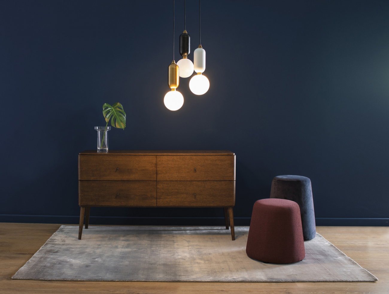 Ковер Geos Дымчато-голубой 200*300 CARPETDECOR ДИЗАЙНЕРСКИЕ, HANDMADE, ДЕТСКИЕ 240182 Голубой  - Вид №1