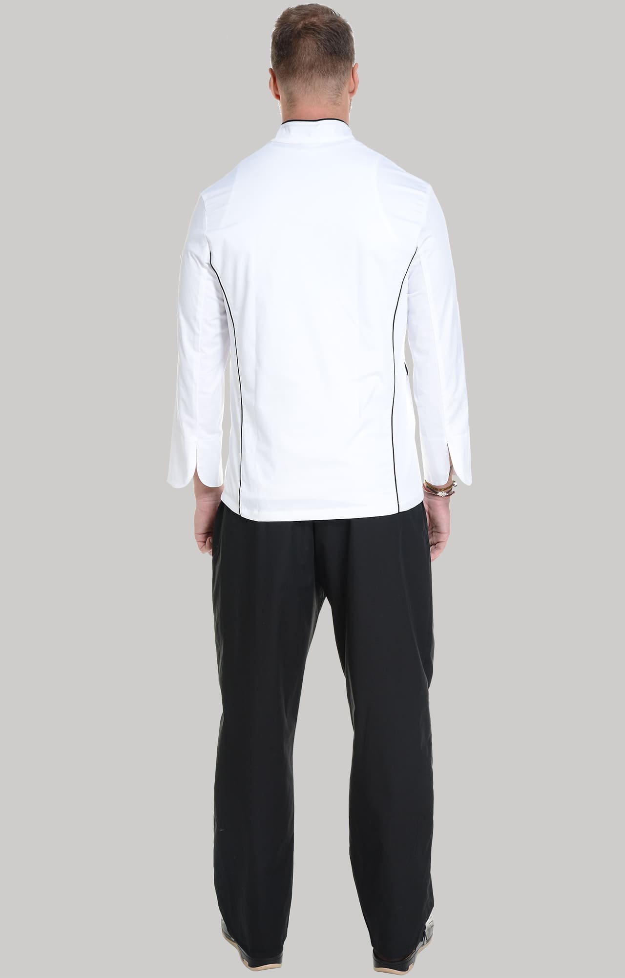 62616 Китель поварской white RICON  Одежда для поваров  размер 52 (XL)  - Вид №9