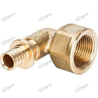 Угольник-переходник ВР 16x3/4" аксиальный для труб из сшитого полиэтилена STOUT SFA0006001634