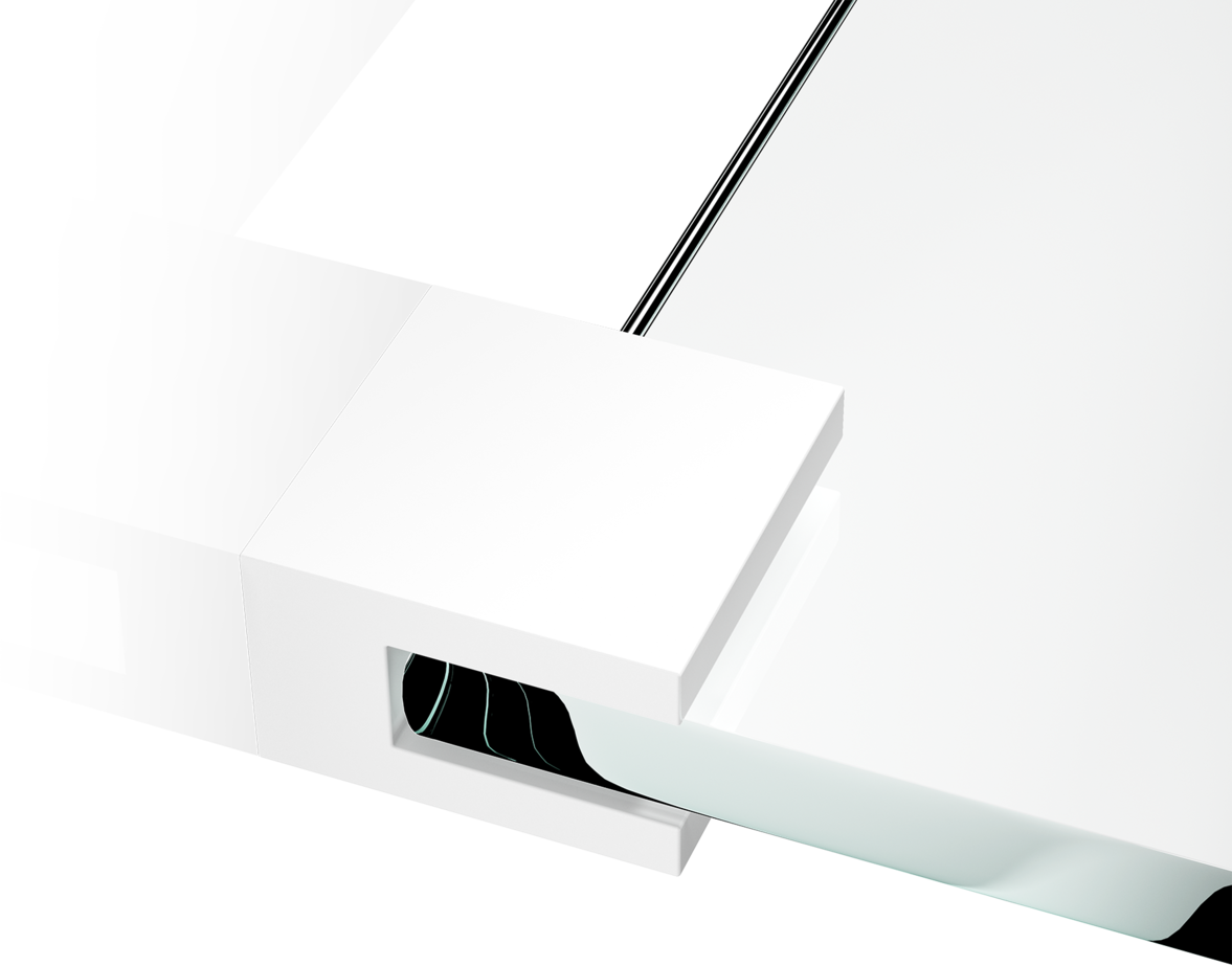 0561250 ДЕРЖАТЕЛИ ДЛЯ СТЕКЛЯННОЙ ПОЛКИ CO GKH DECOR WALTHER CORNER