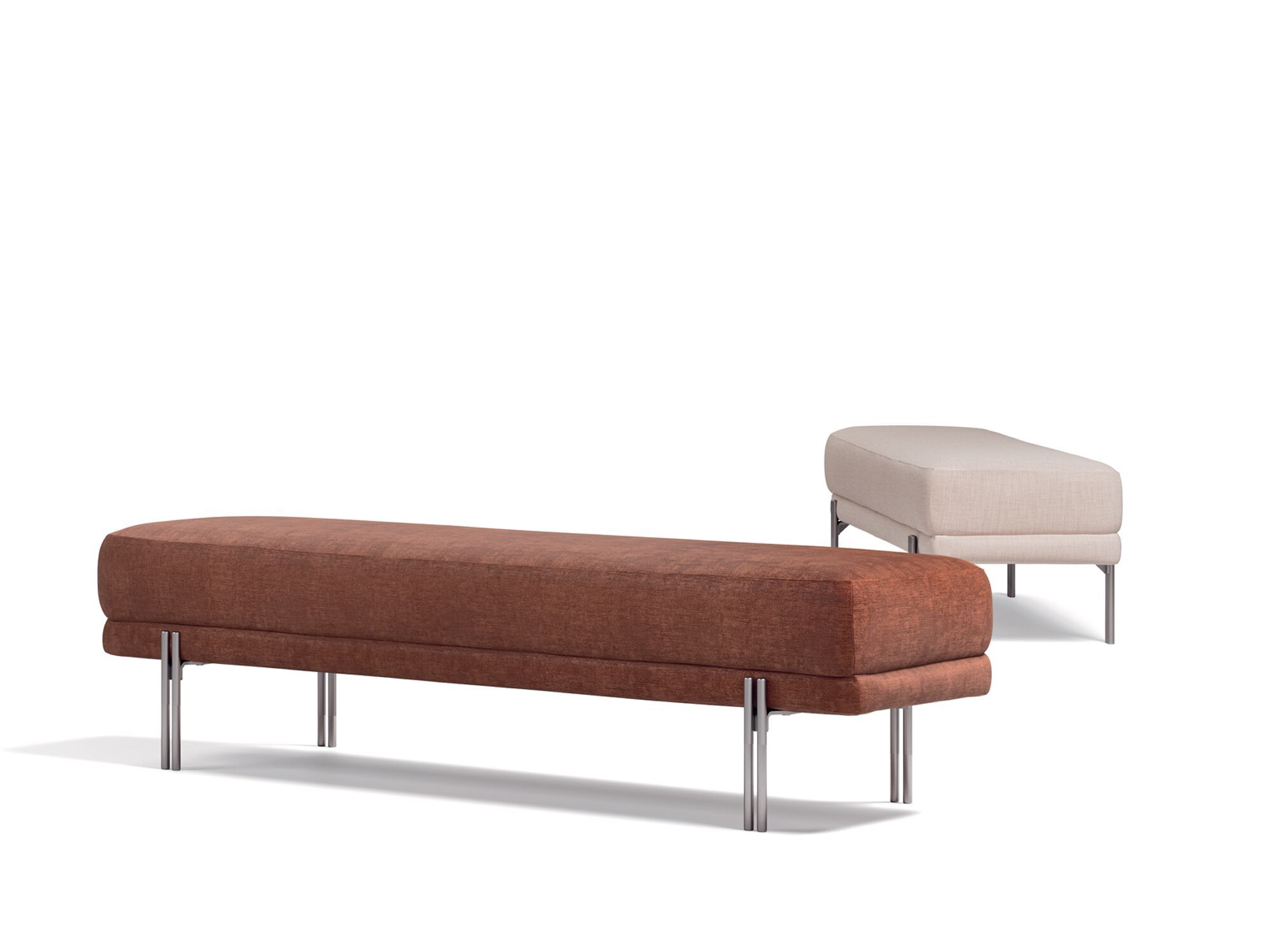 Кожаная мягкая скамья Kico Living Complements ARCH-00048428