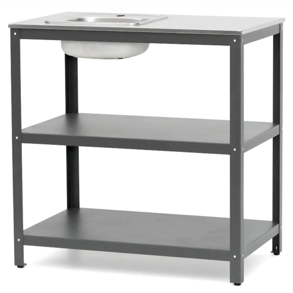 83992269 Стол уличный Gratar Patio P-02 с мойкой 90x57x93 см STLM-0045925