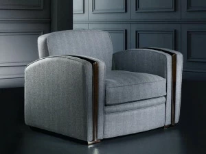 HUGUES CHEVALIER Модульное мягкое кресло с подлокотниками Iconic