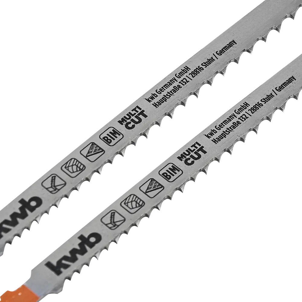 Пилка для лобзика по дереву и стали KWB T345XF быстрый рез, 2 шт STLM-2018064 - Вид №1