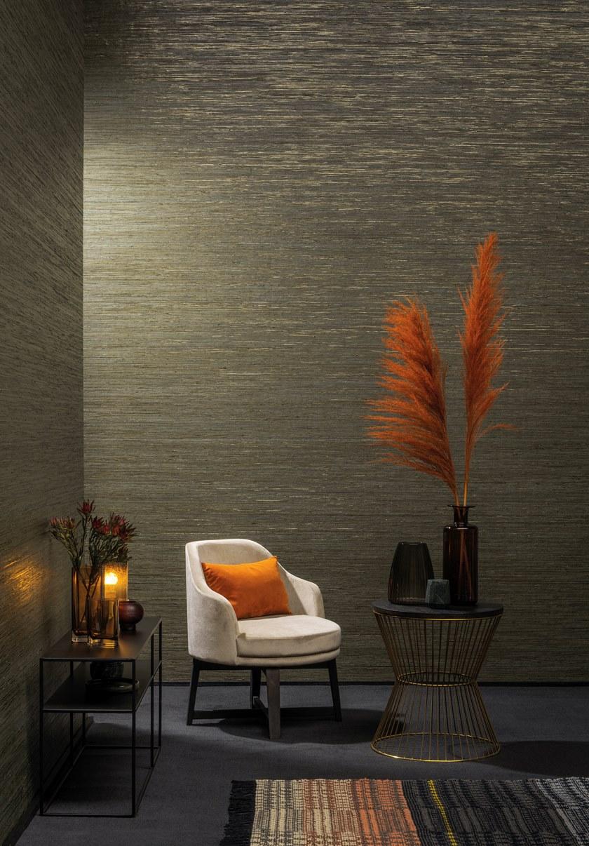 Omexco Обои из рафии с эффектом ткани Seraya sun-id-1389090 - Вид №1