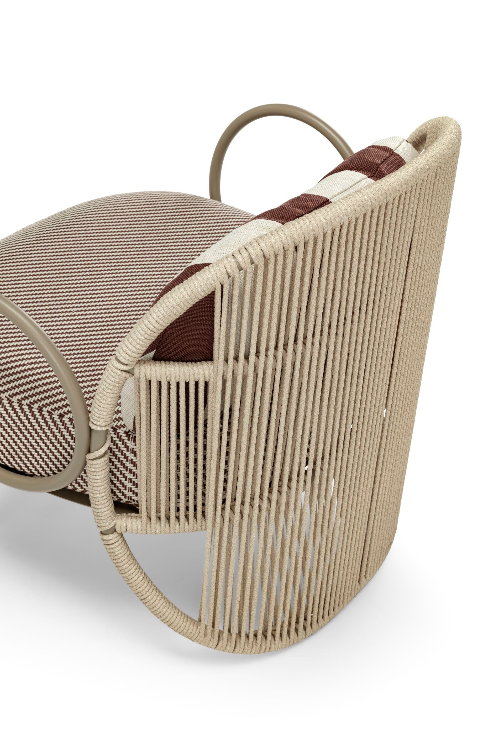 Садовое кресло с мягким сиденьем Amura креольский ARCH-00064963 - Вид №3