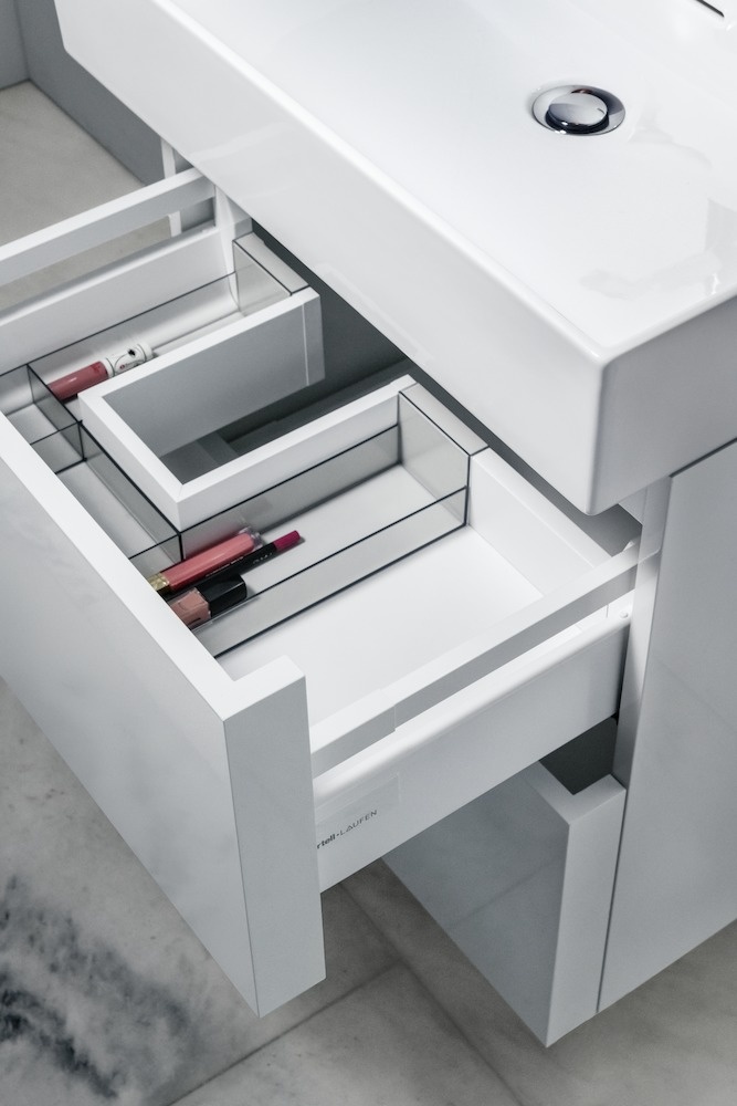 H4075090336401 Шкафчик под раковину, 2 ящика, включает в комплект органайзер, для раковины 810332 LAUFEN PRO - Вид №7