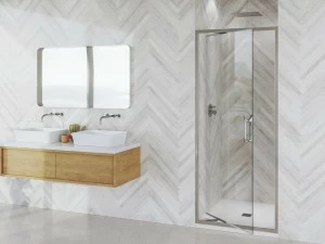 Flair Showers Распашная стеклянная дверь для душа Eto Etoif90sc