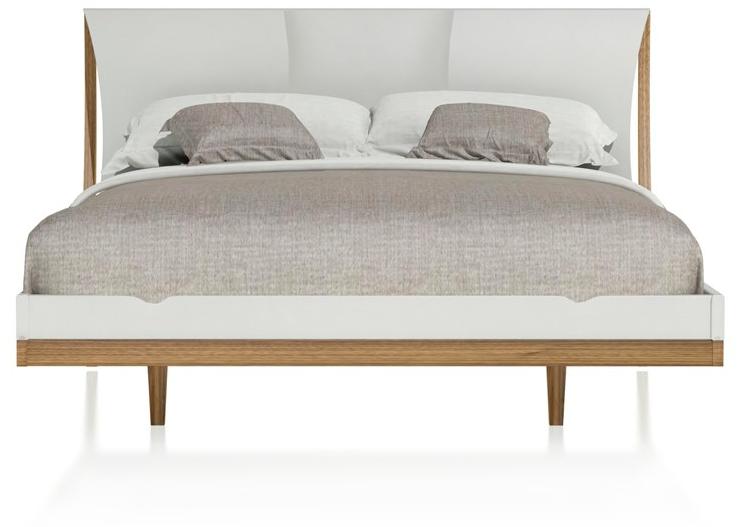 Arte Brotto Двуспальная кровать с мягким изголовьем Leonardo L975 - Вид №1